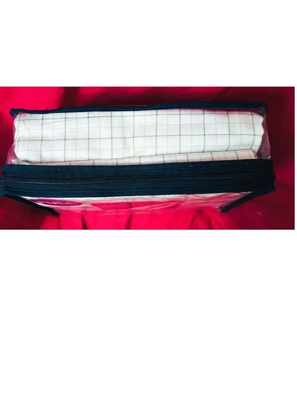 FULL COTTON SATEEN Deep Fitted Sheet Set~Nautica green Tattersall Gingham~350tc